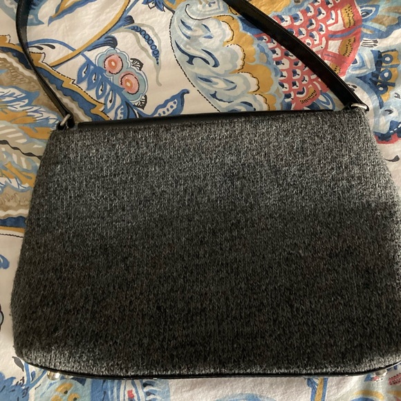 Kate Spade vintage wool and leather hand bag - Picture 4 of 5